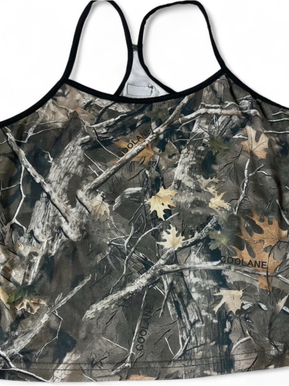 COOLA Women's Camo Tank Top in Green and Brown